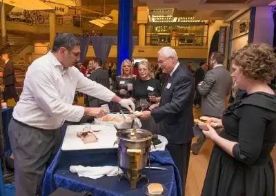 JOE GATTO SERVING BARATTAA’S CATERING